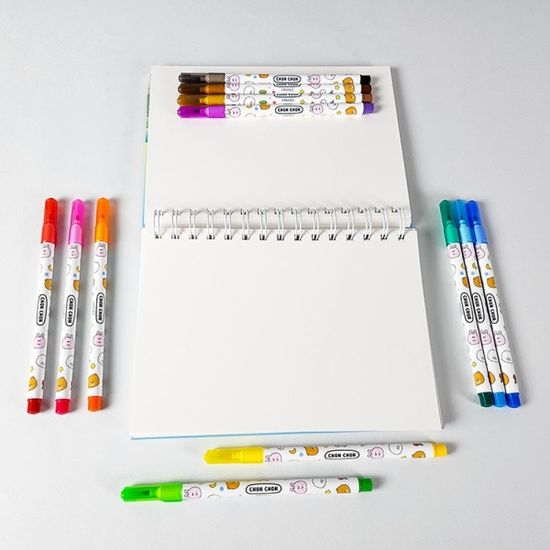 4500 12색아이비스사인펜(CR)-블루