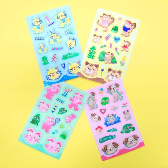 포코리프렌즈 스티커(4디자인 1세트)