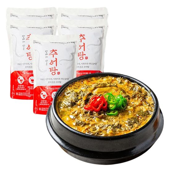 농가의아침 추어탕맛집 할매추어탕 추어탕 700g X 5팩