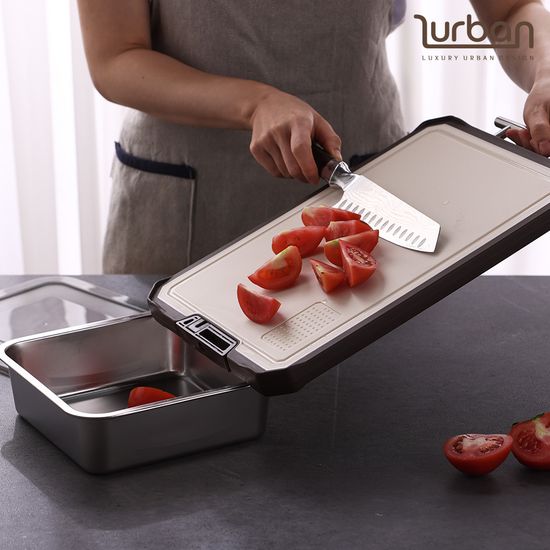 쉬젤 러반 다용도 스테인레스 양면도마-L / XL