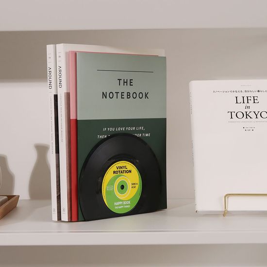 빈티지 엘피 북엔드 2p 세트