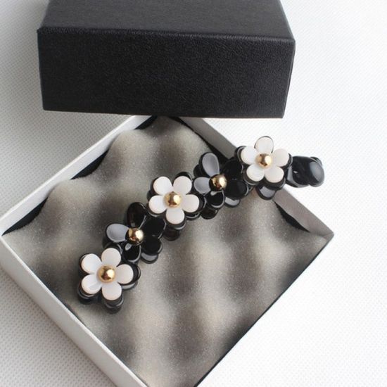 비쥬플라워 바나나헤어핀