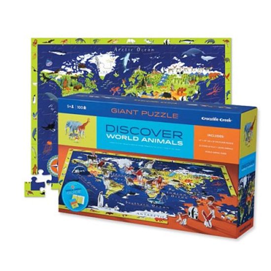Discover World Animals Puzzle 세계 동물 지도 퍼즐