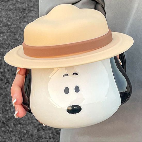 스누피 밀짚모자 머그컵(H216356)