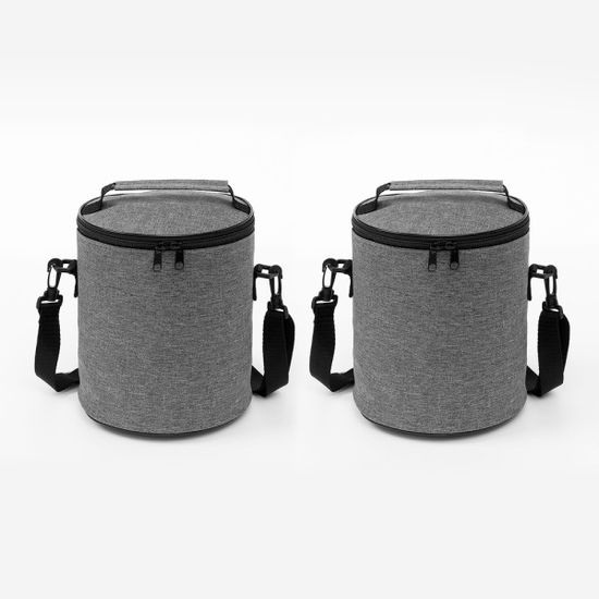 모던스윗 보온보냉 도시락 가방 2p세트(17.5x21cm)