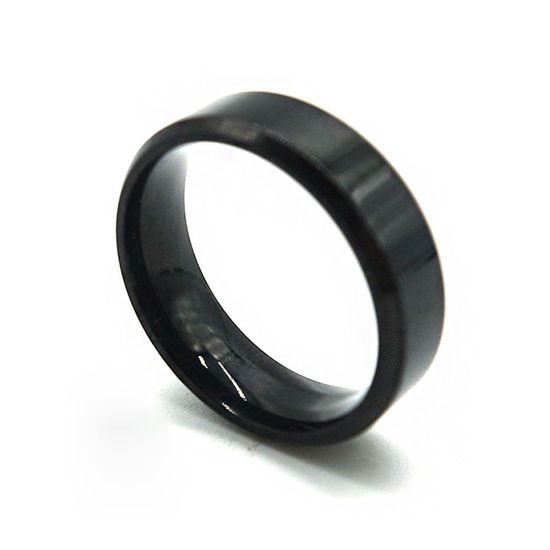 블랙 써지컬스틸 티타늄반지(WE111EA)