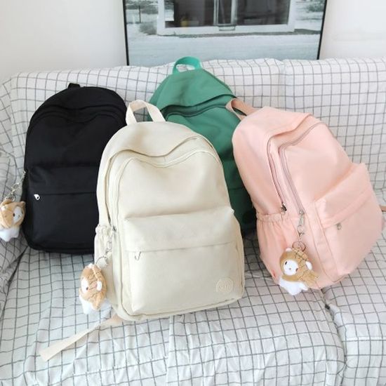 무지 캐주얼 책가방 백팩 학생가방