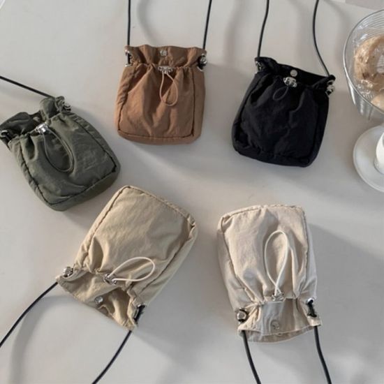 여성 스트링 아웃도어 미니 핸드폰백 가방