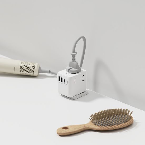 5포트 35W 여행용 고속 멀티 어댑터 돼지코 멀티탭 