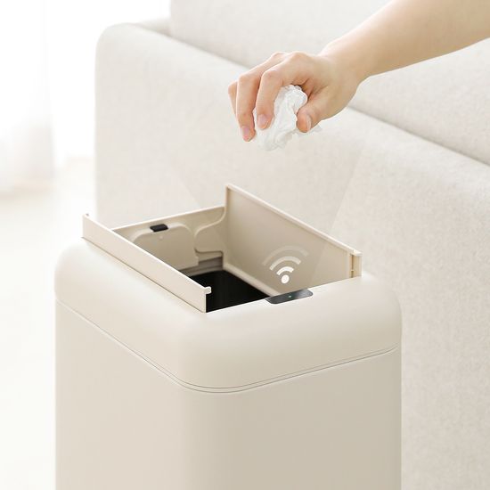 무아스 듀얼도어 스마트 자동 센서 휴지통 20L