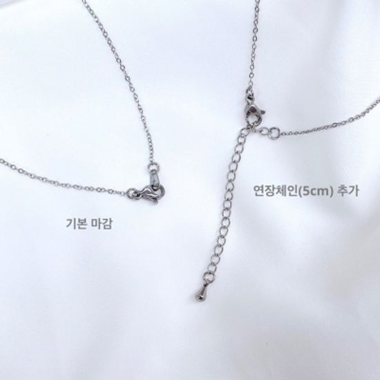 (기쁨의 발견) 행운담은 고래꼬리 탄생석 목걸이