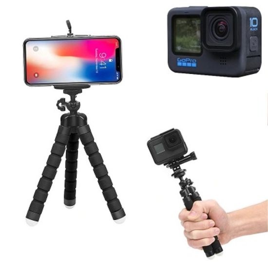 GOPRO10 호환 관절 문어 삼각대 셀카봉 촬영 고프로10