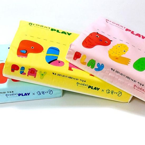 여행용티슈 70매입 3봉 휴대용티슈 2겹 휴(WD60483)