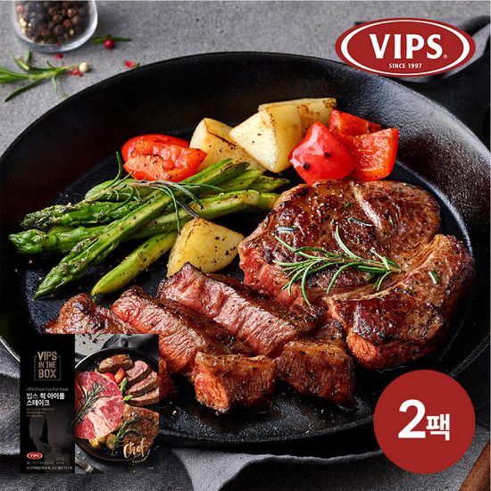 [빕스] 척아이롤스테이크 331g 2팩