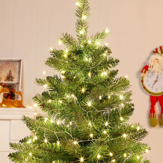 [도토로]은하수 LED 200구 실버선 USB 지네 전구(5m) 