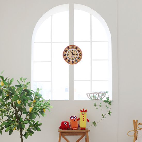 넘버블럭스 어린이 학습용 벽시계