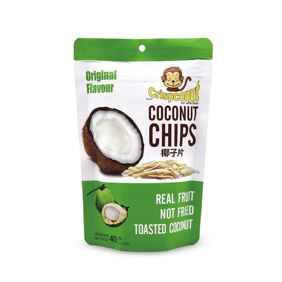 Crispconut 코코넛칩 40g x 10 과자 스낵 안주