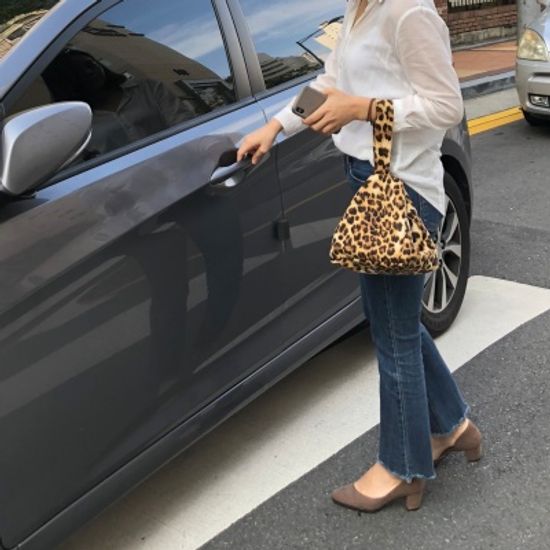케이블랑 레오파드  미니블랑백