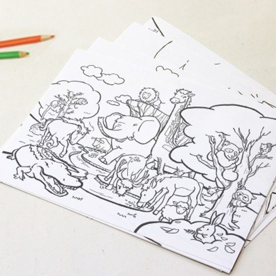 바이블 컬러링 북 (B4사이즈 16장)- 창조이야기