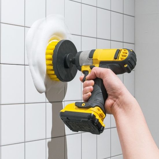 바나나빌딩 초강력 전동청소 클린탭 브러쉬세트