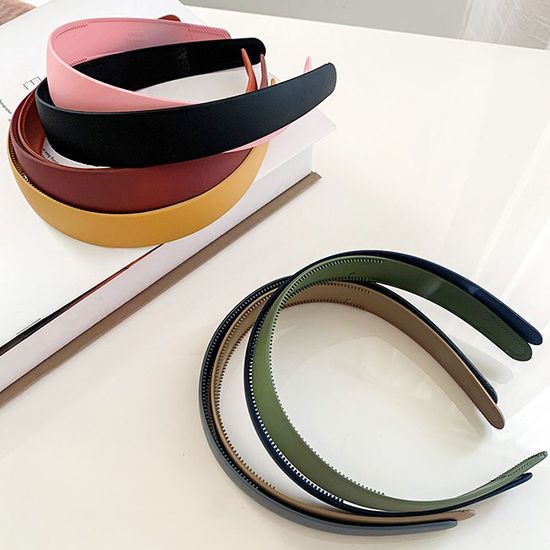 볼드 무광 머리띠 심플 헤어밴드(WE5F0E7)