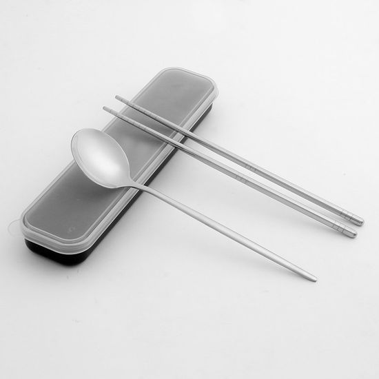 [쿠킹홈]퓨어키친 휴대용 수저 2인세트