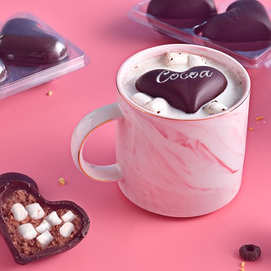 [1+1]하트 마시멜로우 초콜릿 코코아밤 핫초코(2세트)