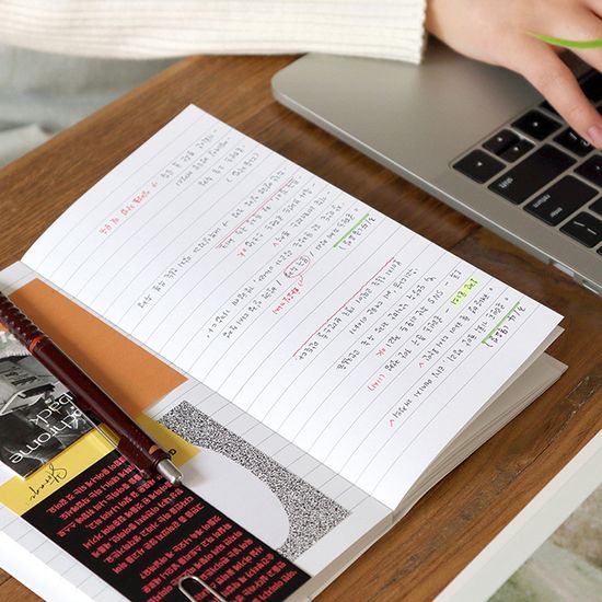 마음사진 라인 노트 (포토 감성, 핸디)