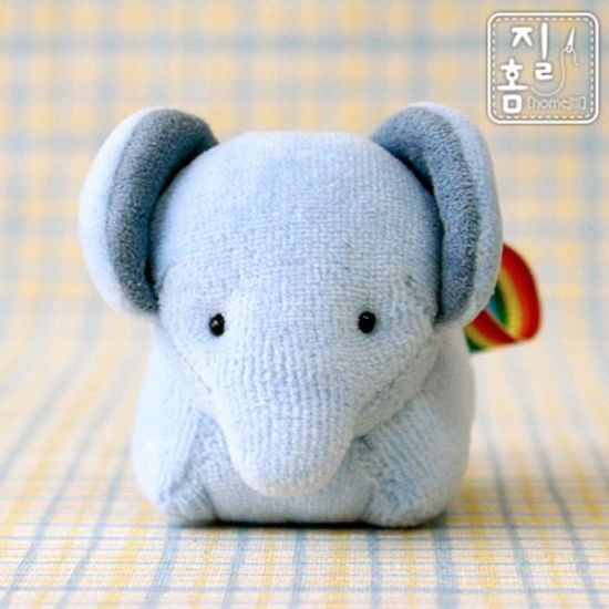 [DIY]당나귀귀 코끼리 커플핸드폰줄 만들기