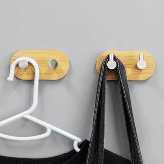 타공이 필요없는 강력부착 인테리어 모던 벽후크 2H