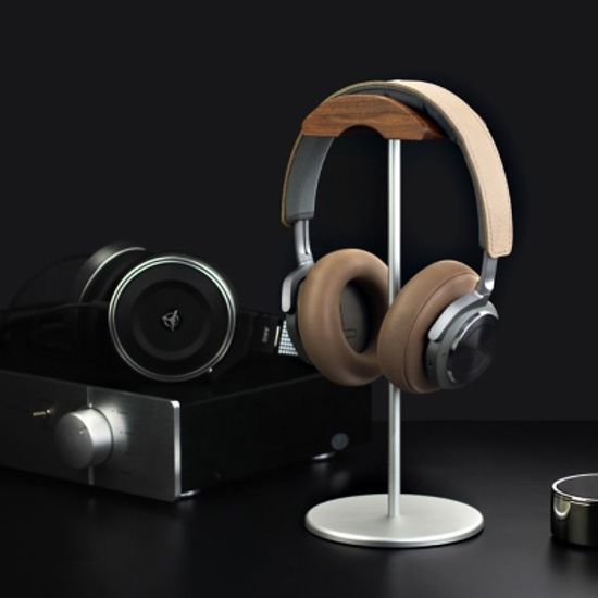 헤드셋 이어폰 원목 거치대 헤드폰 스탠드