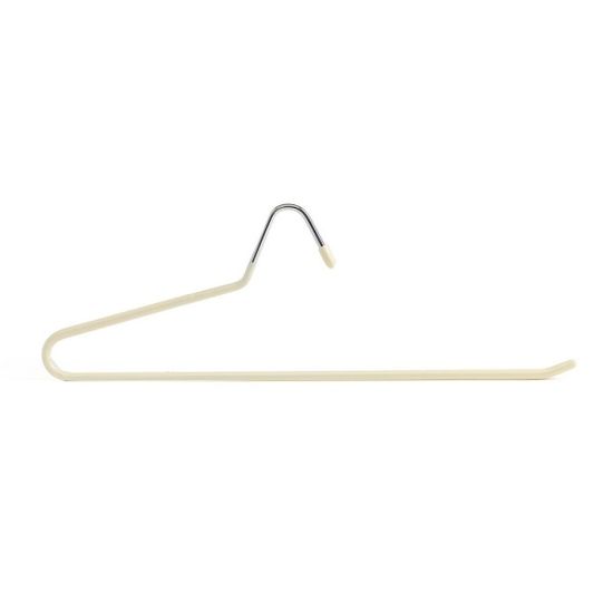 제트 논슬립 바지걸이 10p세트 아이보리 코팅 옷걸이