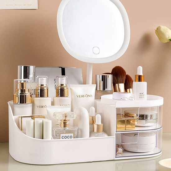 다용도 화장품 정리대 서랍형 화이트(WEC71D0)