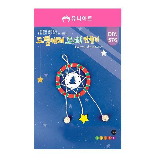 드림캐쳐 만들기 2200 장식형 공예(WFJKSLT)