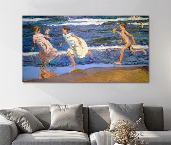 호아킨소로야 그림 거실 인테리어 액자 명화 여름해변