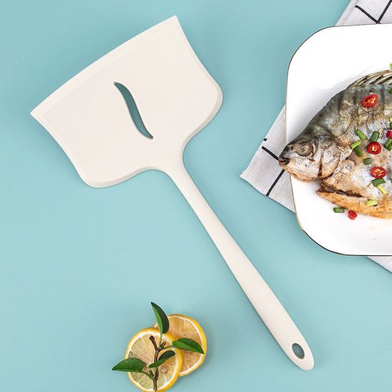 실리콘 와이드 뒤집개 조리도구 계란말이 베이지 P957