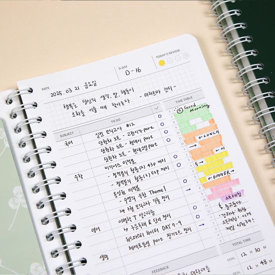 행운의 스터디플래너-6MONTH