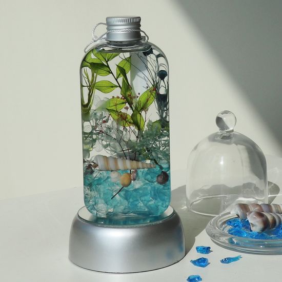 바다 유리 하바리움 무드등 만들기 diy 키트