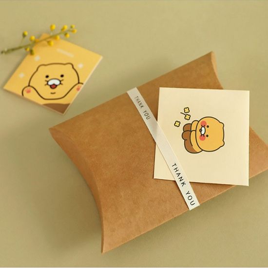 카카오프렌즈 춘식이 하이파이브 베이직 카드 메세지