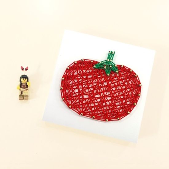 꼬마 토마토 스트링아트 만들기 패키지 DIY (EVA)