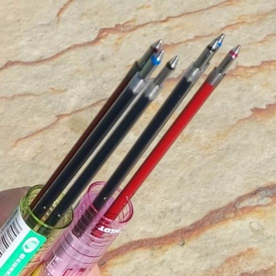 파이롯트 아크로볼 0.7mm 3색볼펜/멀티펜 BKAB40F