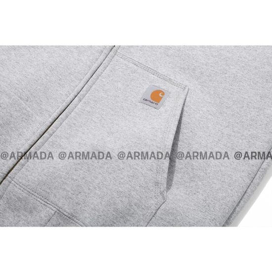 칼하트 K122 미드웨이트 후드집업 그레이