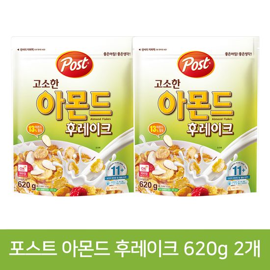 포스트 아몬드 후레이크 620g 2개