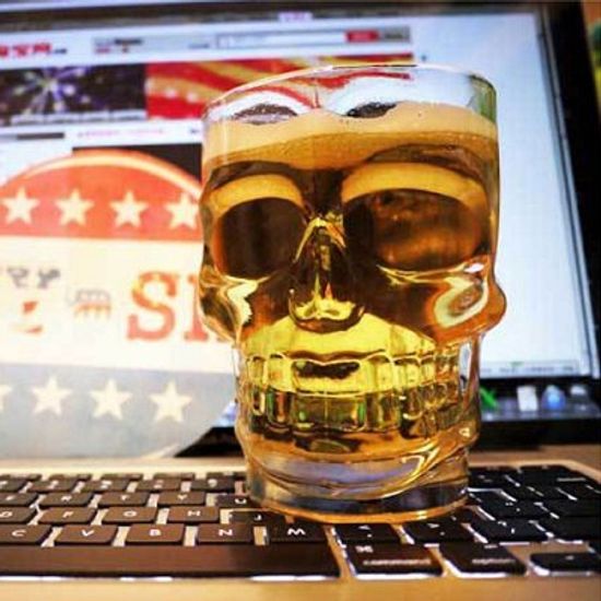 Crystal Skull beer(해골 맥주잔) 500cc
