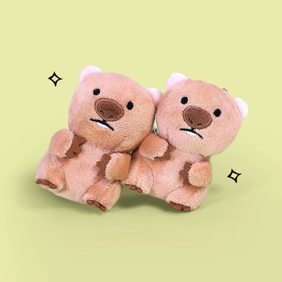 웜뱃 가방고리 키링 인형 8cm