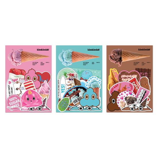 아이스크림 조각스티커 PACK(7종)