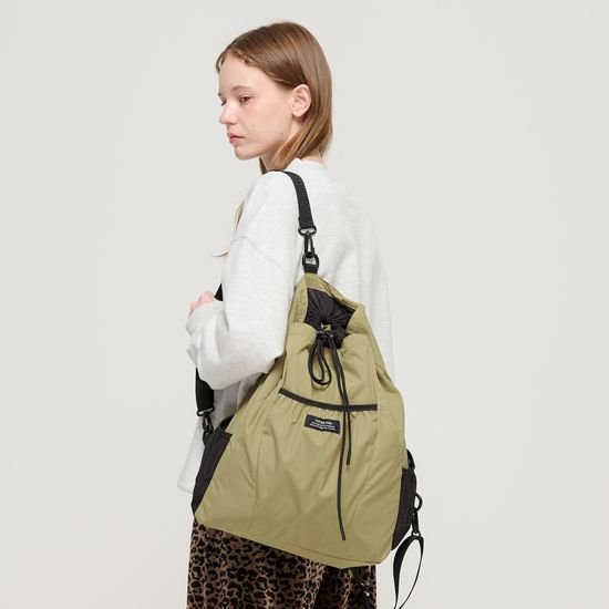 드로우 스트링 백팩 (올리브)