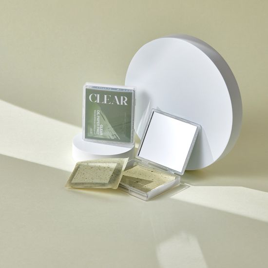 리르 클리어 오일 페이퍼 팩트 (총100매) - 기름종이