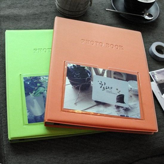 Color photo book-black(L)_접착식