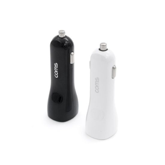 차량용 고속 충전 시거잭 / 2포트 45W 화이트 LCLS192